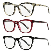 Design Optics by Foster Grant #811 Fashion Cateye Reading Glasses, 3-pack +1.25