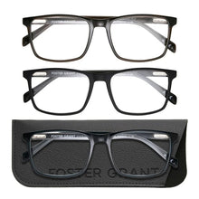 Design Optics by Foster Grant #815 Classic Plastic Square Reading Glasses, 3-pack +1.50