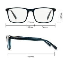 Design Optics by Foster Grant #815 Classic Plastic Square Reading Glasses, 3-pack - +2.00
