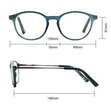 Design Optics by Foster Grant #809 Classic Plastic Round Reading Glasses, 3-pack +1.50