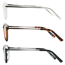 Design Optics by Foster Grant #809 Classic Plastic Round Reading Glasses, 3-pack +2.00