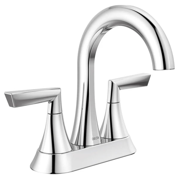Delta Rinna Two Handle Centerset Bathroom Faucet Chrome
