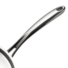 Tramontina 4-piece Stainless Steel Fry Pan Set with Ceramic Nonstick Interior and Lids
