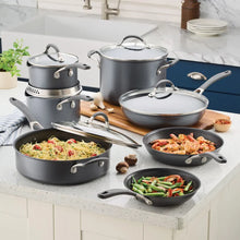 Circulon A1 Series with ScratchDefense Cookware Set, 12 Piece, Graphite