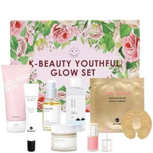 by Sophie K-Beauty Youthful Glow Set featuring Round Lab, Saturday Skin, Mixsoon, Glowiest & Dear Dahlia, 7-piece Set