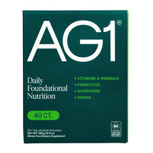 AG1 Classic Formula Greens Powder Supplement, 40 Travel Packs