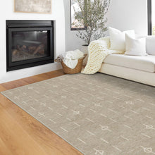 Ruggable Flatwoven Washable Alina Rug, 5' x 7'- Gray