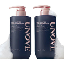 UNOVE Deep Damage Repair Shampoo, 17.63 fl oz, 2-pack