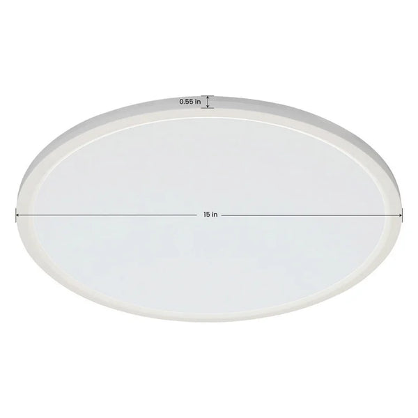 Feit Electric 15” Round Ceiling Fixture with Night Light