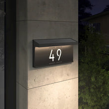 Artika Bowen Solar LED Address Wall Light