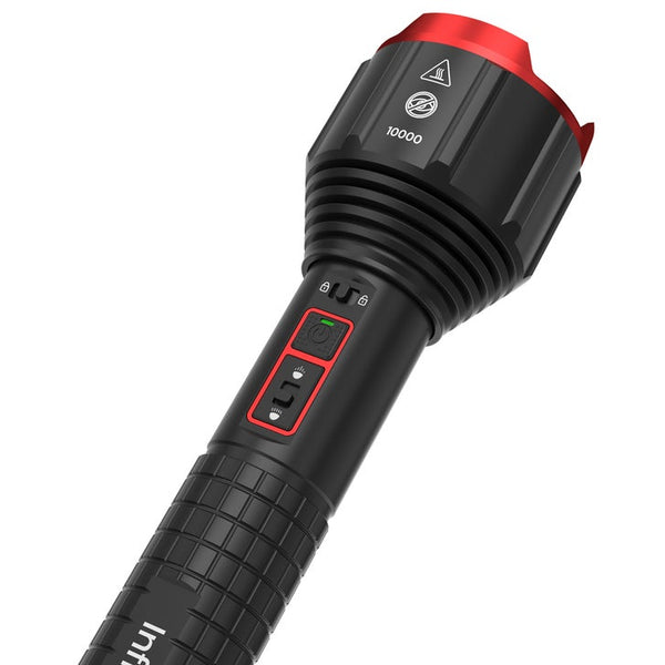 Infinity X1 10,000L Dual Power Rechargeable Flashlight