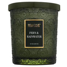 Bellevue Embossed Glass 12 oz. Candle, 4-pack
