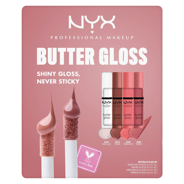 NYX Butter Lip Gloss 4-Pack P250