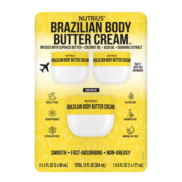 Nutrius Body Butter Cream, 3-piece Set