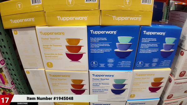 Tupperware 6-Piece Thatsa Bowl Set