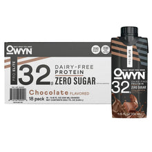 OWYN 32g Pro Elite Protein Shake, Chocolate, 11.15 fl oz, 18-pack