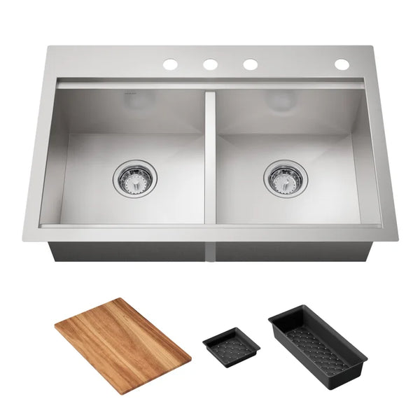 Kohler Lyric Dual Mount Workstation Kitchen Sink Kit
