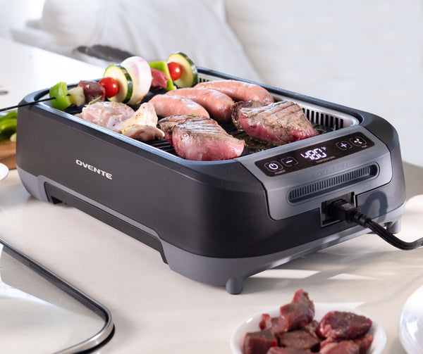 Ovente Smokeless Griddle & Grill System