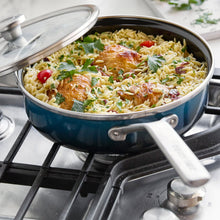 Merten & Storck Steel Core Enameled 3QT Sauté Pan with Lid