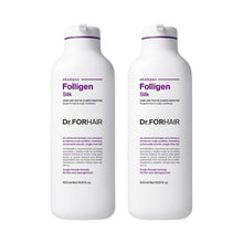 Dr.FORHAIR Folligen Silk Shampoo, 16.9 fl oz, 2-pack