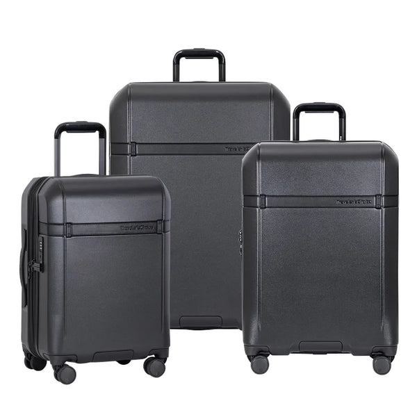 Traveler’s Choice Candlewood II 3-piece Expandable Hardside Spinner Luggage Set Black