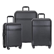 Traveler’s Choice Candlewood II 3-piece Expandable Hardside Spinner Luggage Set Black