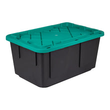 Greenmade 27 Gallon Storage Bin, 8-pack Green and Blk