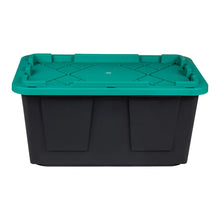 Greenmade 27 Gallon Storage Bin, 8-pack Green and Blk
