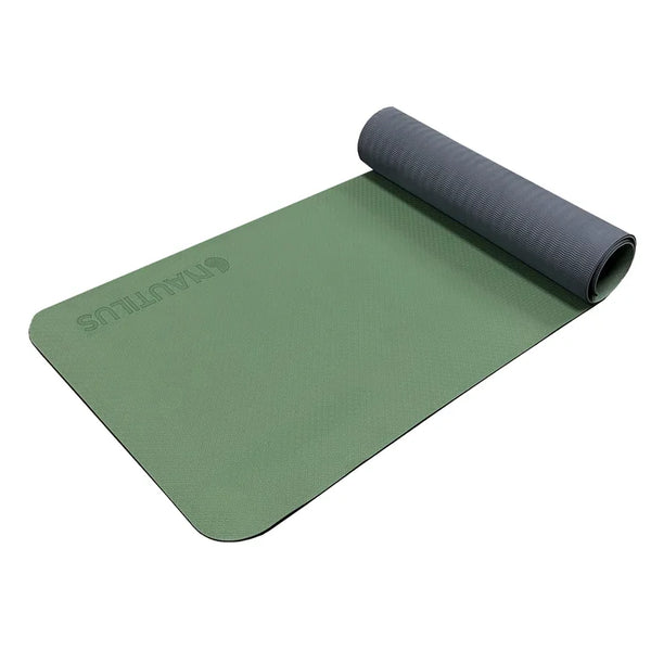 Nautilus Yoga Mat with Strap - Green