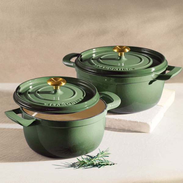 Tramontina Dutch Oven Cast Iron 4QT + 6QT 2-Piece Set