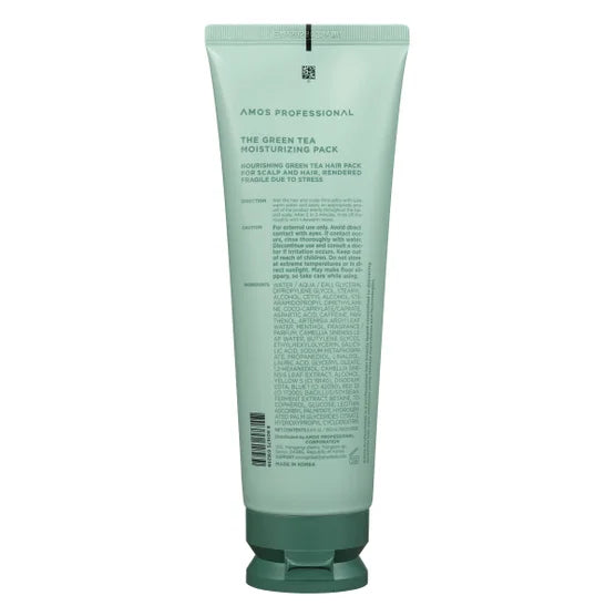 AMOS Professional The Green Tea Moisturizing Pack, 8.4 fl oz, 2-pack