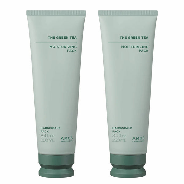 AMOS Professional The Green Tea Moisturizing Pack, 8.4 fl oz, 2-pack