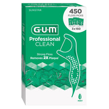 GUM Professional Clean Floss Picks, 150-count, 3-pack
