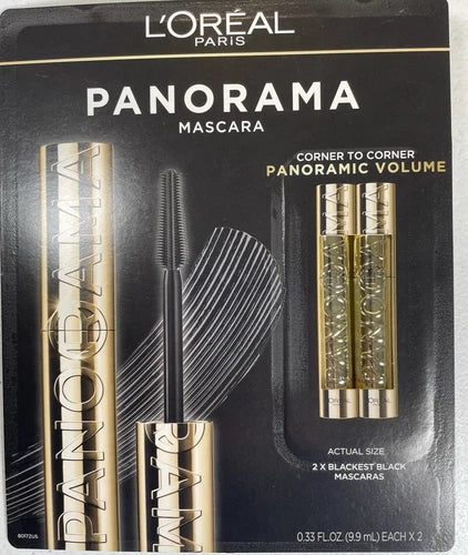 L'Oréal Paris Panorama Mascara 0.33 fl oz, 2-Pack