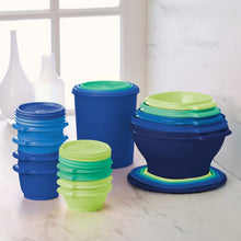 Tupperware Heritage Collection 32-piece Food Storage Container Set Blue