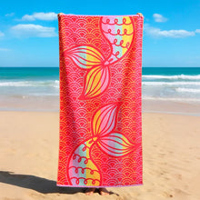 KIDS BEACH TOWEL MERMAID