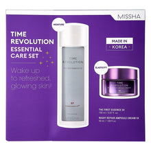 Missha First Essence Toner 5.07 fl oz and Night Repair Ampoule Cream 1.69 fl oz