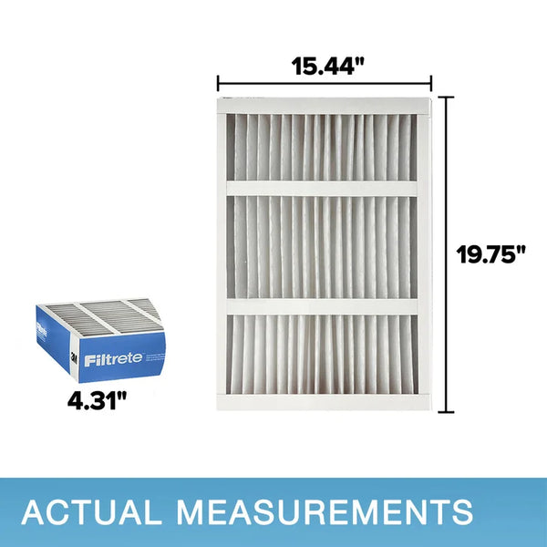Filtrete Air Filter 4”, MPR 1900 MERV 13, Premium Allergen, Bacteria and Virus Filter, Electrostatic Air Cleaning Deep Pleat Filter, 2-pack  16 x 20 x 40