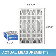 Filtrete Air Filter 5”, MPR 1900 MERV 13, Premium Allergen, Bacteria and Virus Filter, Electrostatic Air Cleaning Deep Pleat Filter, 2-pack