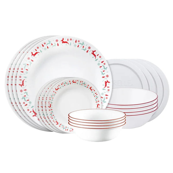 Corelle Be Merry 20-piece Dinnerware Set