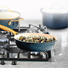 Gotham Steel Pro 13-piece Hammered Cookware Set- Navy