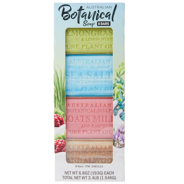 Australian Botanical Goat Milk Bar Soap 8-Pack, 6.8 oz
