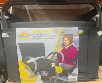 Cascade Mountain Tech Stadium Seat Pro with Arms