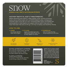 SNOW Whitening Strips 42 Diamond Treatments 14 Purple Treatments