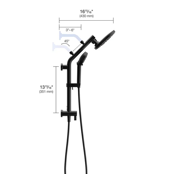Kohler HydroRail 3-in-1 Multifunction Showerhead and Column Kit