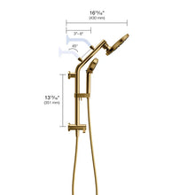 Kohler HydroRail 3-in-1 Multifunction Showerhead and Column Kit Gold