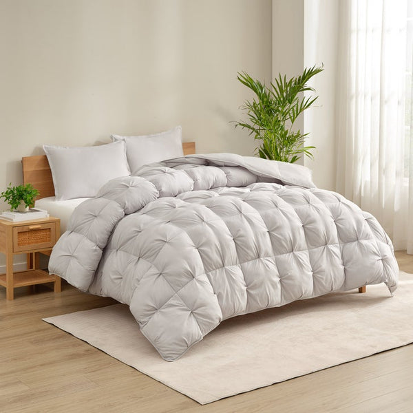 Casual Living Zuri Mega Puff 3-piece Comforter Set_King_Gray