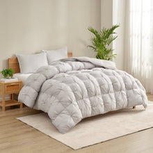 Casual Living Zuri Mega Puff 3-piece Comforter Set_King_Gray