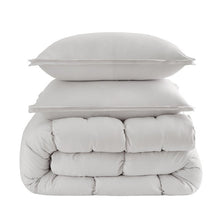 Casual Living Zuri Mega Puff 3-piece Comforter Set_King_Gray