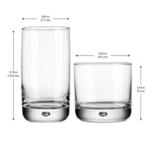 Home Essentials Bubble Sham Drinkware, Set of 16